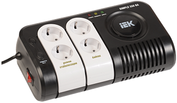 Стабилизатор напряжения переносной SIMPLE 0,35кВА IEK