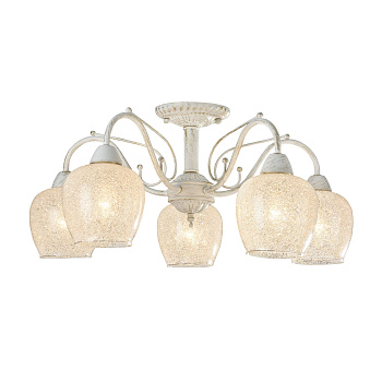 Потолочный светильник 5*E14 60Вт Белый с Золотом IP20 Andri FR2751-PL-05-WG Freya