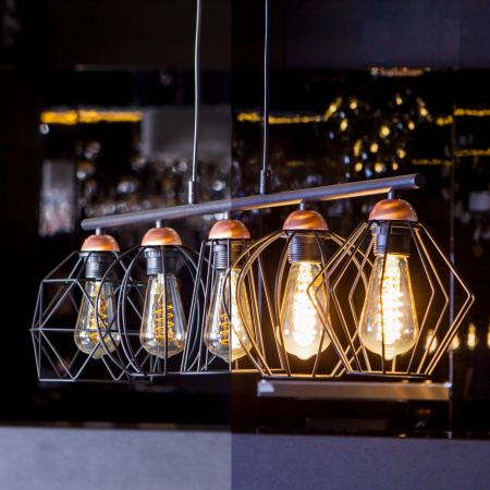 Филаментная светодиодная лампа ST64 (тонированная) E27 8Вт 3300К (a048391) Elektrostandard