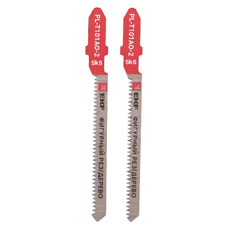 Пилки для электролобзика T101AO (фигурный рез по дереву)(SK5)(2 шт) Expert EKF