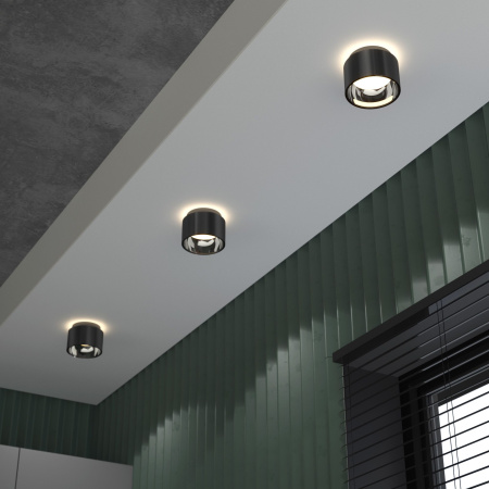 Накладной точечный светильник 1*GX53 чёрный жемчуг IP20 (a053056) Elektrostandard