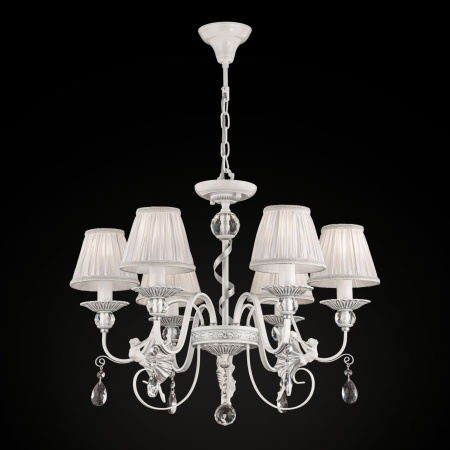 Люстра 6*E14 40Вт Белый с Серебром IP20 Elina ARM222-06-N Maytoni