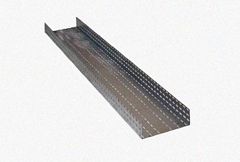 Лоток перфорированный ЛМ 300х65х2000 УТ1,5, горячее цинкование S1,5