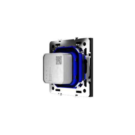 Розетка телевизионная встраиваемая Voltum S70 оконечная TV+SAT, (графит)