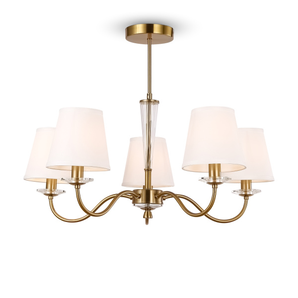 Люстра 5*E14 40Вт Латунь IP20 Osborn FR2027PL-05BS Freya