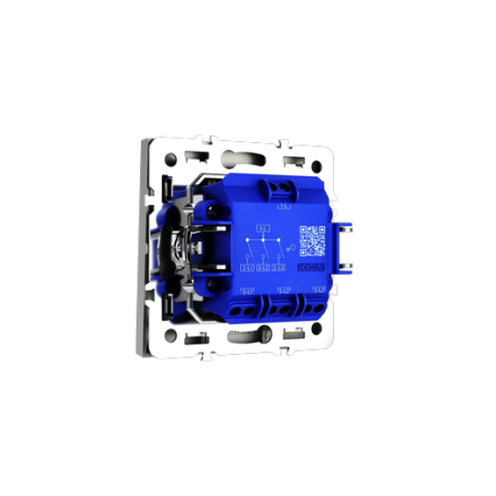 Выключатель встраиваемый Voltum S70 трехклавишный 10А, (сталь)