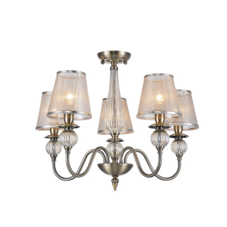 Люстра 5*E14 40Вт Бронза Антик IP20 Inessa FR2685PL-05BZ Freya