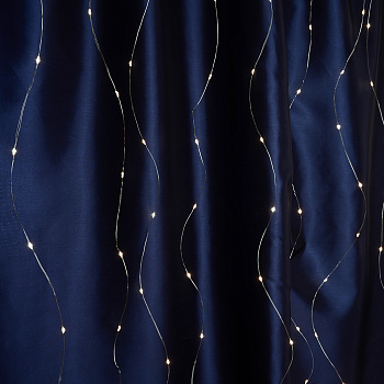 Светодиодная гирлянда Feron CL590 занавес 2*2м + 2м 5000К USB прозрачный шнур