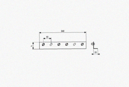 Соединитель лотковый замковый СЛЗх50х1,0 УХЛ1, горячее цинкование, S1,0