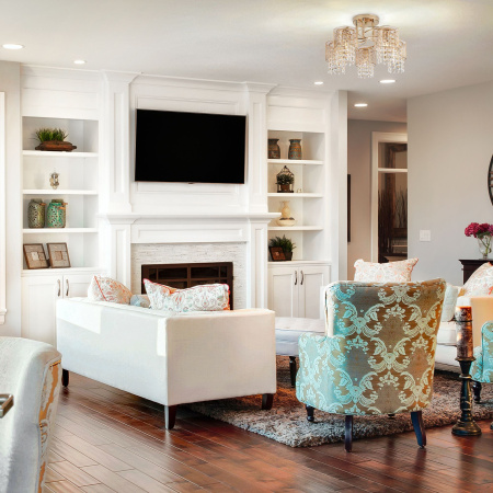 Потолочный светильник 5*E27 60Вт золотой IP20 (30137/5 золото) Eurosvet