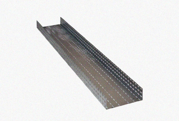 Лоток перфорированный ЛМ 300х150х3000 УТ1,5, оцинкованный лист S1,2