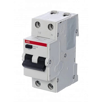 Дифференциальный автоматический выключатель АД 1П+N 25А АС 30мА BMR415C25 ABB