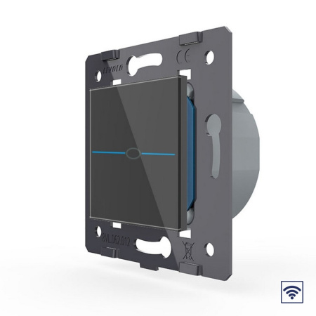 Сенсорный выключатель радиоуправляемый 1 клавиша Quadro (механизм) Livolo