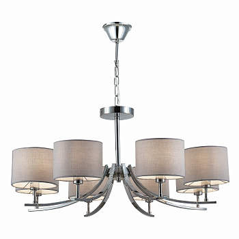 Люстра подвесная Хром/Серый E14 8*40Вт SLE105303-08 EVOLUCE