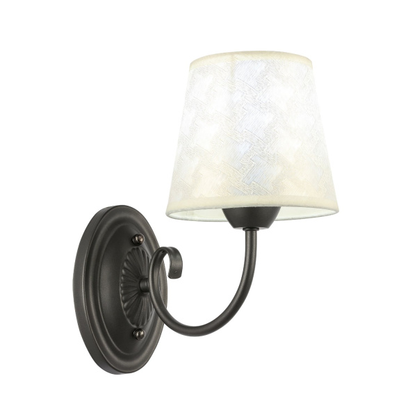 Светильник настенный Темно-серый/Бежевый E14 1*40Вт SLE120301-01 EVOLUCE