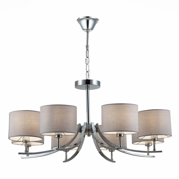 Люстра подвесная Хром/Серый E14 8*40Вт SLE105303-08 EVOLUCE