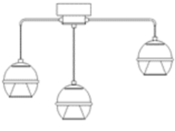 Потолочный светильник 7*E14 28Вт Белый IP20 Tommasa FR5004CL-07W Freya