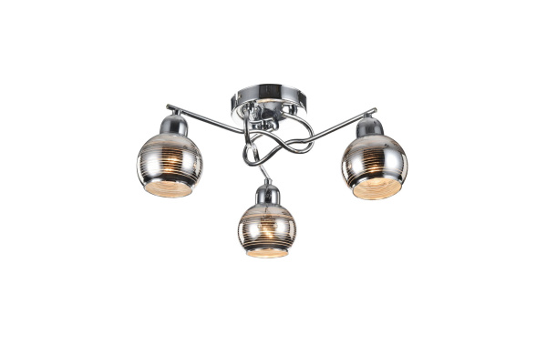 Потолочный светильник 3*E14 40Вт Хром IP20 Cosmo FR5102-CL-03-CH Freya