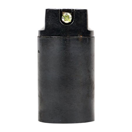 Патрон карболитовый подвесной Е14 черн, PROxima EKF