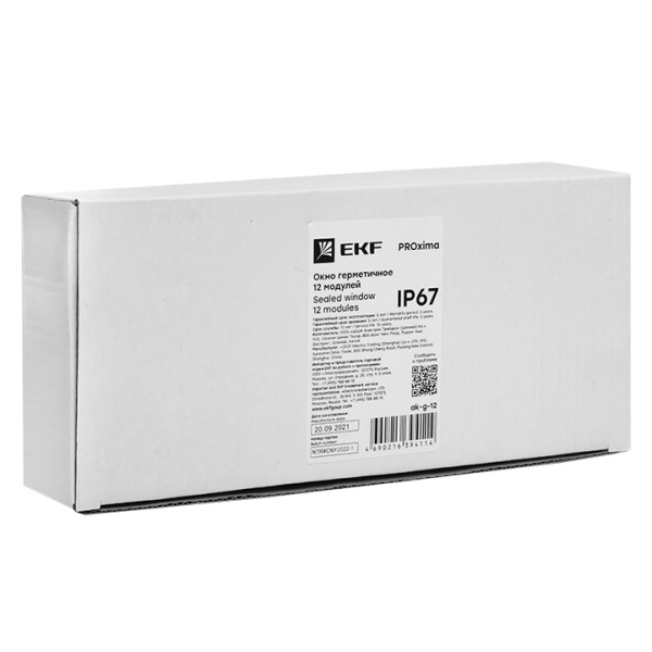 Окно герметичное 12 модулей IP67 PROxima EKF