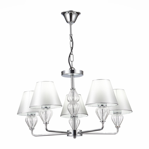 Люстра подвесная Хром/Серебристый E14 5*60Вт SLE107413-05 EVOLUCE