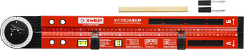 Уровень-угломер "Мастер" складной, 2 ампулы (1 поворотная), точность 1мм/м, 500мм ЗУБР