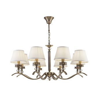 Люстра 8*E14 40Вт Бронза Антик IP20 Alessandra FR2016PL-08BZ Freya