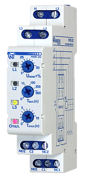 Реле напряжения, перекоса и последовательности фаз РНПП-312 Новатек-Электро