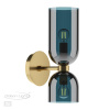 Бра с выкл.E14 2*60W ORINOCO бронзовый/синий ODEON LIGHT