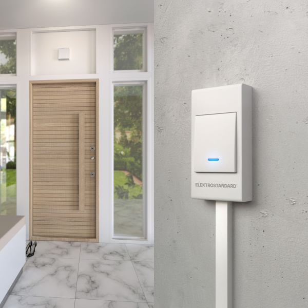 Звонок электромеханический 1M белый IP44 (a055431) Elektrostandard