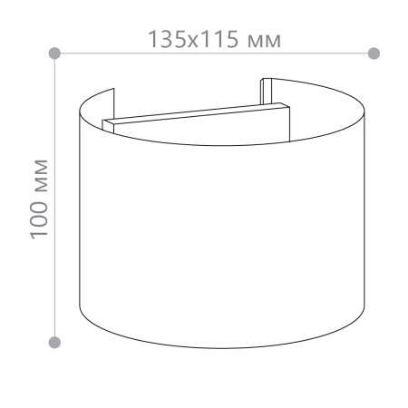 Светильник уличный светодиодный Feron DH013 2*3W, 450Lm, 4000K, белый