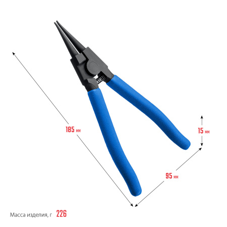 Набор съемников стопорных колец 4 шт, 180 мм ЗУБР