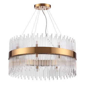 Люстра G9 18*33W 220V FOCCO бронзовый/стекло/прозрачный ODEON LIGHT