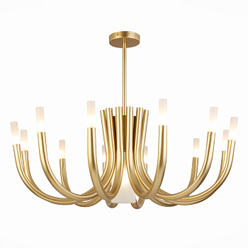 Люстра потолочная Золотистый/Белый G4/E27 12+1*5+60Вт SL1173.202.13 ST LUCE