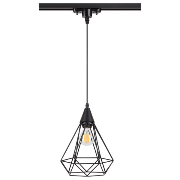 Св-к трековый однофазный IP20 E27 50W 220V ZELLE черный NOVOTECH