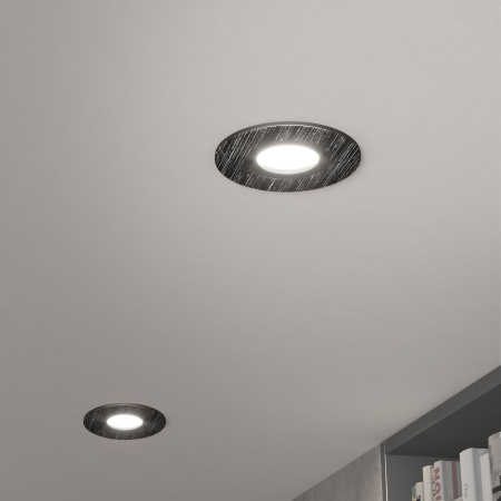 Встраиваемый точечный светильник 1*G5.3 черный IP20 (a057004) Elektrostandard