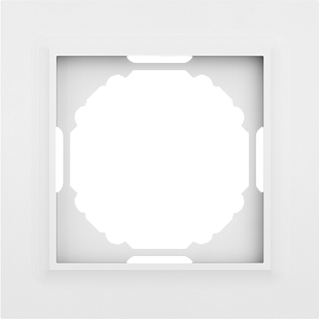 Donel A07 Wave матовый белый рамка 1-я, серия DB