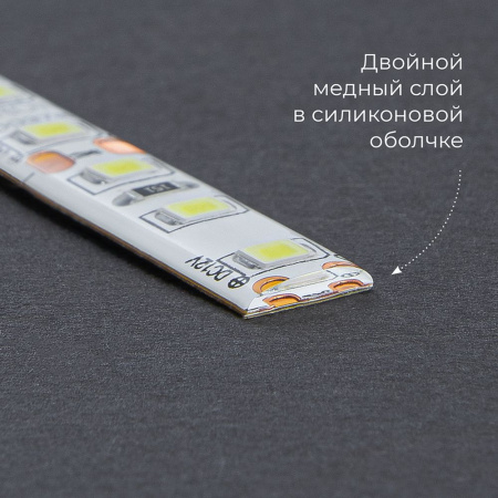 Cветодиодная LED лента Feron LS604, 60SMD(2835)/м 4.8Вт/м 5м IP65 12V 3000К