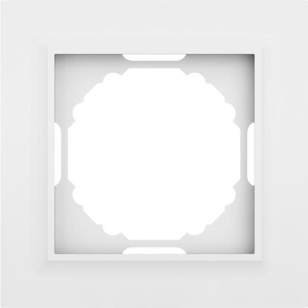 Donel A07 Wave матовый белый рамка 1-я, серия DB