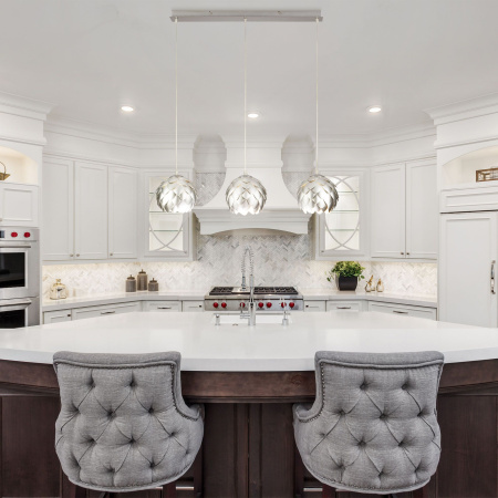 Подвесной светильник 3*E27 60Вт хром IP20 Cedro (304/3 серебро / хром) Bogate's