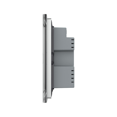 Сенсорный выключатель 4 клавиши 1 пост Серый UK стандарт Livolo