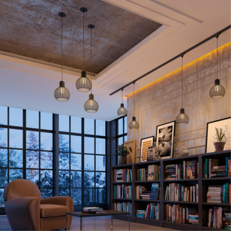 Св-к трековый однофазный IP20 E27 50W 220V ZELLE черный C NOVOTECH