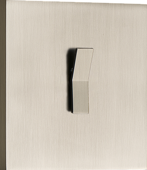 Donel N96 выключателя звонкового типа на 1 тумблер, клавиша Angle, 10AX 250V, Никель, серия DT