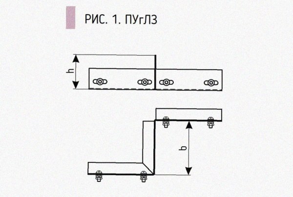 Соединитель-переходник замковый ПУгЛЗ 50х65 УТ1,5, оцинкованный лист, S1,5