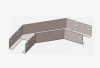 Лоток угловой замковый глухой КГЗГ 300х100-135 УХЛ1 поворот на 135, оцинкованный лист, S1,5