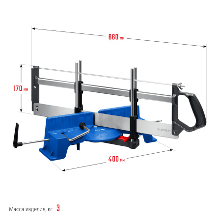 Стусло прецизионное поворотное, 550 мм, СП-550 ЗУБР