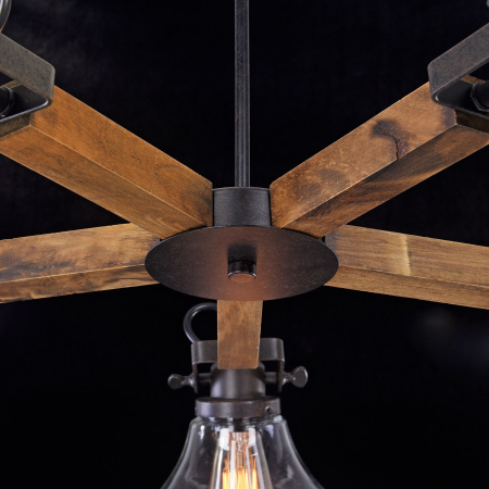 Люстра 5*E27 60Вт Черный IP20 Lorenza FR4171-PL-05-B Freya