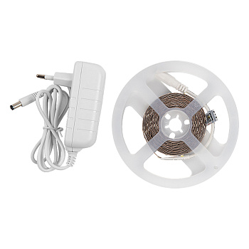 Лента светодиодная GLS-2835-60-4.8-12-IP20-PRO-6-3-KIT готовый комплект 3м с адаптером General