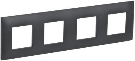 SKANDY Рамка 4-местная SK-F04T титан IEK