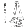 Подвесной светильник 61Вт 4000K Белый IP20 Rim MOD058PL-L55W4K Technical
